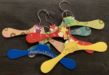 Kinder Kleiderbügel Frosch - personalisiert möglich – Bild 3