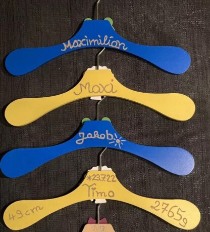 Kinder Kleiderbügel Frosch - personalisiert möglich – Bild 4