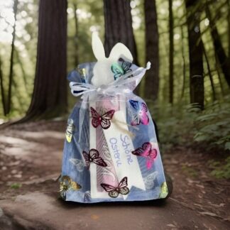 Geschenk Hase mit Schmetterlingstasche / Yogurette