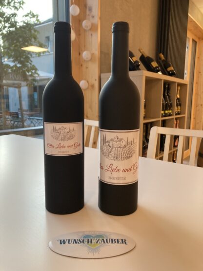 Weinset - Sommelier - Korkenzieher, Flaschenöffner... verpackt in Form einer Weinflasche – Bild 15