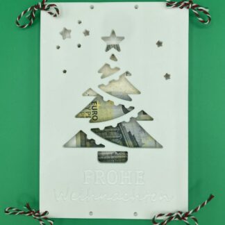 Weihnachtskarte oder Geldgeschenkkarte