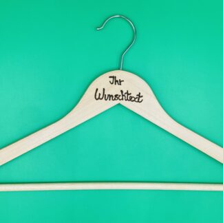 Personalisierter Kleiderbügel