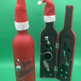 Weihnachts Weinset Rot - Sommelier - Korkenzieher, Flaschenöffner