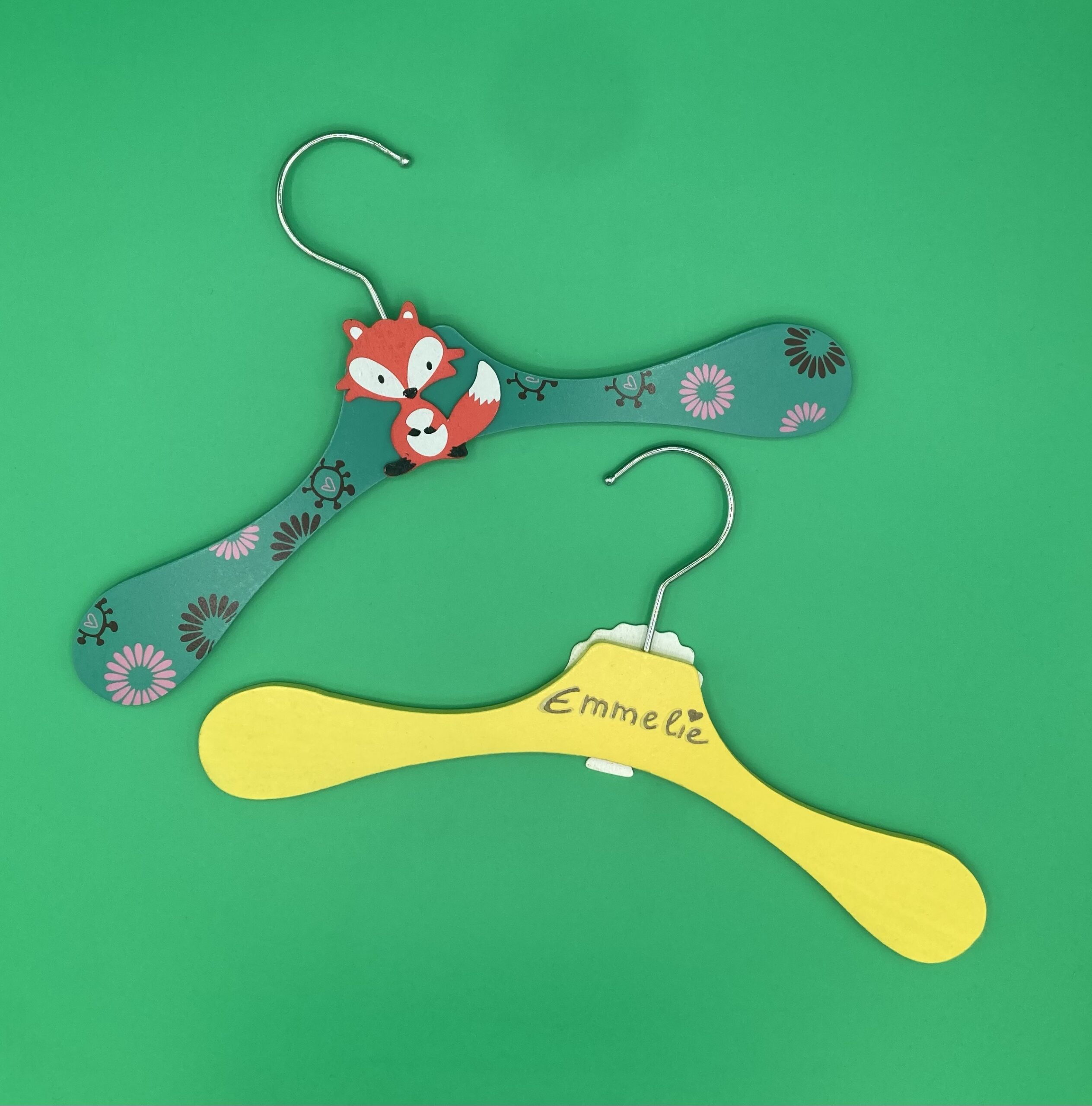Kinder Kleiderbügel Fuchs - personalisiert möglich